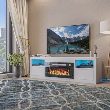 Тумба под телевизор Paradis 180 белая 59522 фото