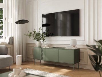 Тумба під телевізор Sandigo 150 3D зелена 59989 фото