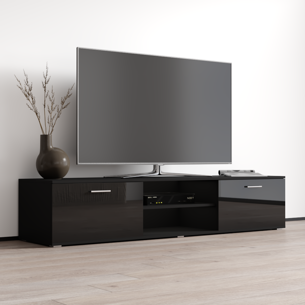 ТВ тумба 180 Boho B3 чорна 59037 фото